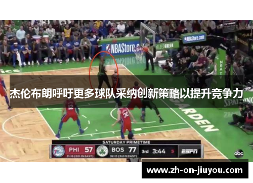 杰伦布朗呼吁更多球队采纳创新策略以提升竞争力